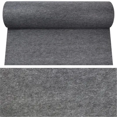 Produktbild von Filzstoff 100 x 100cm Filz Grau 3mm Bastelfilz Meterware Polsterfilz Schubladeneinlage Kratzschutz DIY