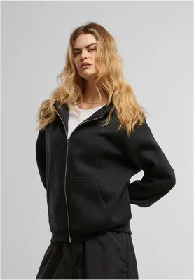 Obrázok produktu pre Pánská mikina Urban Classics Peace Sign EMB Fluffy Zip Hoody black - XS