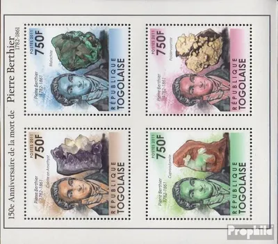 Produktbild von Briefmarken Togo 2011 Mi 4019-4022 Kleinbogen (kompl.Ausg.) postfrisch Pierre Berthier