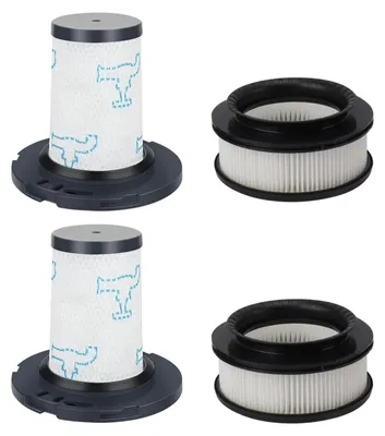 Produktbild von Filter für Rowenta X-Force Flex 11.60/12.60/14.60/15.60 RH98xx RH99xx, 2 Vor- +2 Nachmotorfilter, Ersatz ZR009007 ZR009008 | Rowenta Staubsauger Reinigung