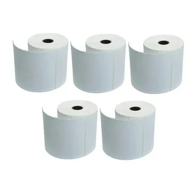 Produktbild von Montegoni Etikettenrolle Versandetiketten Rolle 100x150mm, Thermoetiketten für Zebra MUNBYN Dymo Thermodrucker | DHL UPS DPD kompatibel