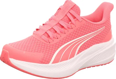 Produktbild von Puma Kinder-Mädchen-Sneaker-Slipper Dasher Lite SLIPTECH Jr Pink-Weiß, Farbe:rot, UK Größe:4