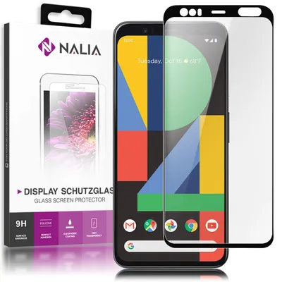 Zdjęcie produktu dla Szkło ochronne NALIA dla Google Pixel 4, 9H pełna ochrona ekranu wyświetlacza