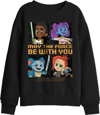 Produktbild von Star Wars: Young Jedi Adventures - "Among The Stars" Sweatshirt für Kinder TV30163 (128) (Schwarz)