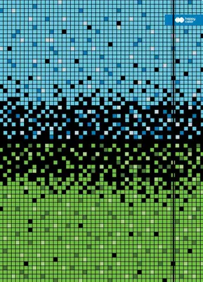 Image de Chemise A4 Pixi à gomme bleu-vert Happy Color