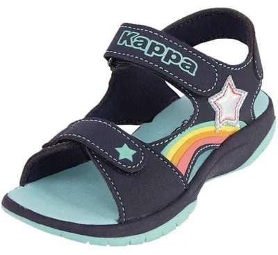 Produktbild von Kappa - "Pelangi" Sandalen für Kinder PP10973 (34 EU) (Dunkles Marineblau)