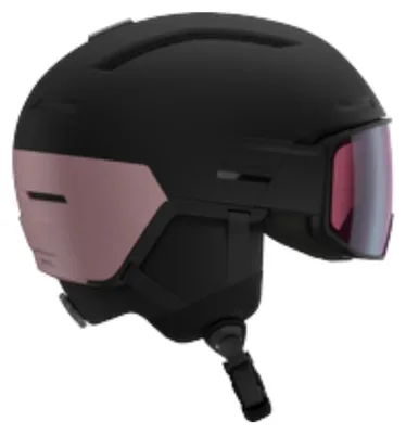 Image de Casque de ski Salomon Driver Pro Sigma avec visière, couleur noire, taille 56-59 cm