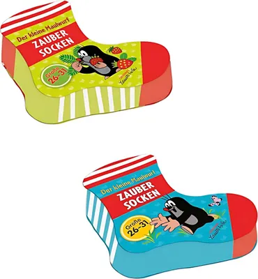 Produktbild von Der kleine Maulwurf Zaubersocken 2fach - sortiert