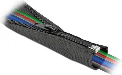 Immagine prodotto di DELOCK Gewebeschlauch Reißverschl. hitzebest. 1mx25mm Black