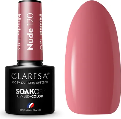 Produktbild von CLARESA Hybrid-Gel-Nagellack NUDE 120 -5g