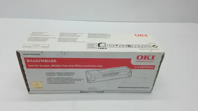 Produktbild von OKI MB480 Black Toner Cartridge, 12000 Seiten, Schwarz