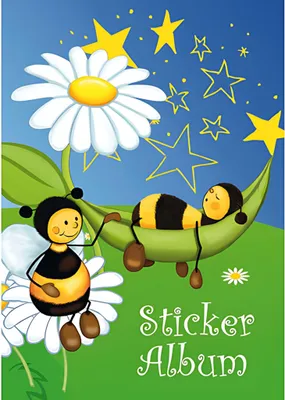 Image de HERMA Sticker Sammelalbum für Kids Bienenwiese A5 - A5 16 Blatt