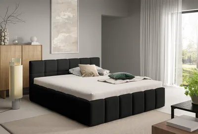 Obrázek produktu pro DEKORI INTERIORS NUBO SLIM čalouněná postel 160x200 cm s ložním prádlem - QUELLE 100