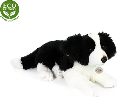 Produktbild von Border Collie Plüschhund liegend 45 cm UMWELTFREUNDLICH