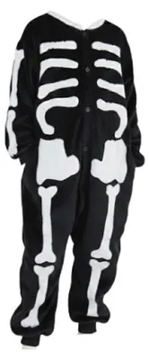 Produktbild von PartyPro Skelett-Kigurumi 4/6 Jahre