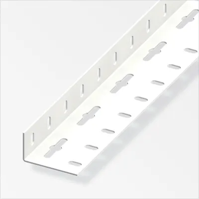 Produktbild von alfer Winkel 1 m, 23.5 x 43.5 mm Stahl beschichtet weiss