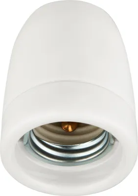 Produktbild von Porzellan Retro Lampenfassung E27 I weiß
