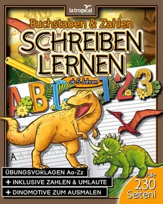 Produktbild von Buchstaben und Zahlen schreiben lernen ab 5 Jahren