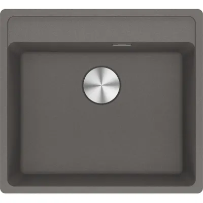 Produktbild von Franke Maris Flächenbündige Spüle Fragranitbecken MRG 210-52 A Steingrau Druckknopf Edelstahl ab 60 cm 135.0682.961 - inkl.
