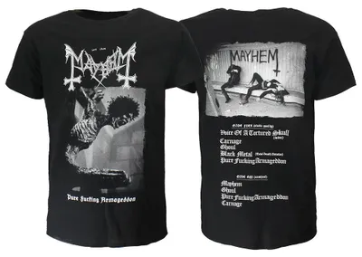 Productafbeelding van Mayhem - Pure Fucking Armageddon T-shirt – Officiële merchandise - XL