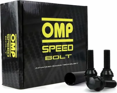 Zdjęcie produktu dla Zestaw śrub OMP OMPS09781201 26 mm czarne M12 x 1.50