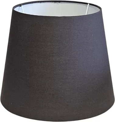 Produktbild von Lampenschirm E27 Tischlampe Stoffschirm Tischleuchte Lampe Leuchte Stehlampe schwarz