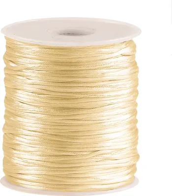 Produktbild von Satinschnur 80m x 1mm Flechtschnur Kumihimo Bastelschnur Geschenkschnur