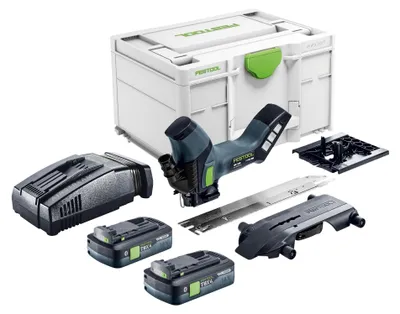 Produktbild von Festool ISC 240 EB-Basic Akku Dämmstoffsäge 18 V 240 mm + 2x Akku 4,0 Ah + Schnellladegerät + Systainer