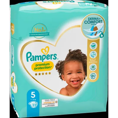 Produktbild von Pampers® Windeln premium protection™ Größe Gr.5 (11-16 kg) für Kleinkinder