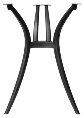 Image de Pied de table en POLYPROPYLENE Noir pour Exterieur