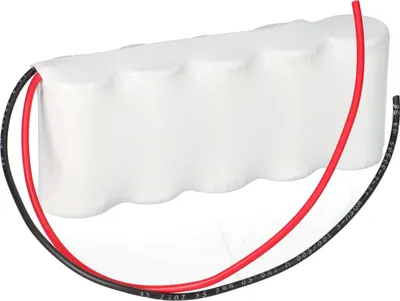 Produktbild von Akkupack 6V 2500 mAh C NiCd Notleuchten HT 20cm Kabel F51NICD2500