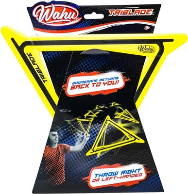 Productafbeelding van WAHU Sports Aeroflyt Triblade Fast Flying Boomerang Action - Geel