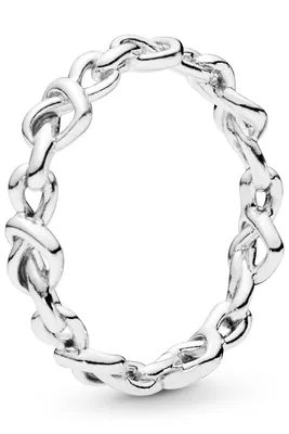 Immagine prodotto di Anello Pandora con cuori intrecciati 198018, anello da donna, misura: 54