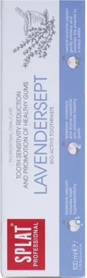 Immagine prodotto di Splat | Dentifricio - Lavendersept Professional - 100 ml - Contro la sensibilità dei denti - Con calcio bioattivo e profumo di lavanda
