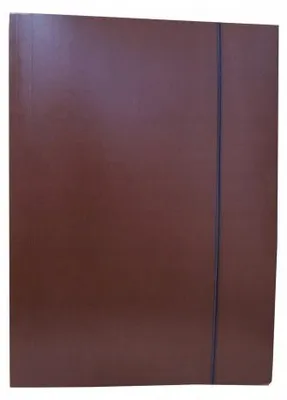 Image de Dossier KONFEX A4 avec élastique, marron