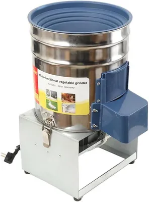 Produktbild von 550W 220V Gemüseschneider Futterhäcksler Grünfutterschneider Edelstahl | 30L kapazität 400kg/h Grasschneider Grashalmeschneider Melonenschneider, Hühner- und Entenzucht