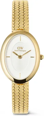 Produktbild von Daniel Wellington Uhr Daniel Wellington Juliette Geflochtene Masche Weiß Sunray Gold Herren/Frauen DW-DW00100882