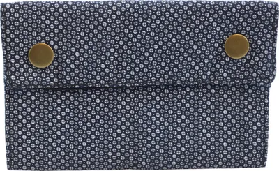 Produktbild von Tabakbeutel - Etui für Tabak - Filter und Blättchen - blau-weiß - mit Punkten