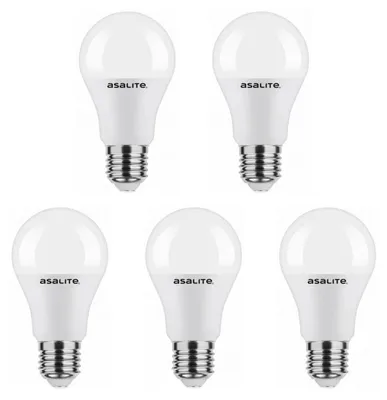 Produktbild von Asalite LED-Lampe A60 E27 7W 630lm 6500K 220-240V 5 Stück