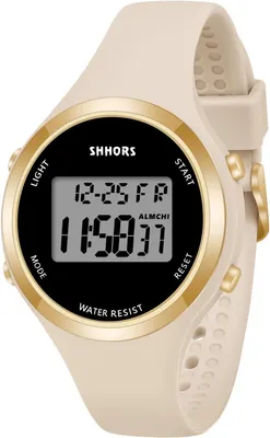 Obrázek produktu pro Digitální hodinky se silikonovým řemínkem, hodinky s budíkem, stopkami, LED světlem, datem, sportovní, elegantní, širokoúhlé, ležérní náramkové hodinky pro chlapce a dívky
