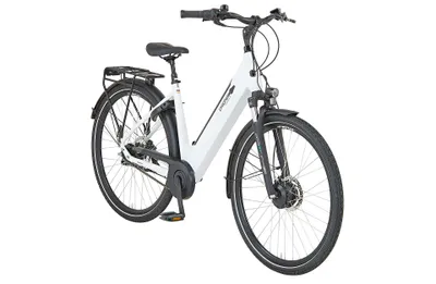 Produktbild von PROPHETE GENIESSER 2.0 Damen City E-Bike 28" | e-novation Vorderradmotor 40 Nm, 400 Wh Akku bis 100 km, Shimano 7-Gang Nabenschaltung