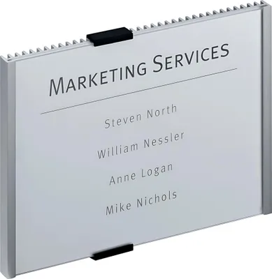 Produktbild von DURABLE Türschild INFO SIGN 210x148,5mm quer, 480523 silber