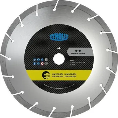 Immagine prodotto di Disco da taglio diamantato DCU, diametro 115 mm, foro 22,23 mm, uso generico