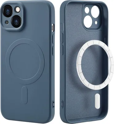 Image de imoshion Color Backcover avec MagSafe pour l'Apple iPhone 14 - Bleu foncé