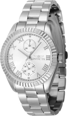 Obrázek produktu pro Invicta Specialty 47435 Dámské Hodinky - Quartz Hnutí - Nerezová Ocel se Stříbrným Ciferníkem - 36 mm