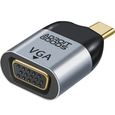 Zdjęcie produktu dla AdroitGoods Adapter USB-C do VGA - Full HD @60Hz - Type-C 3.2