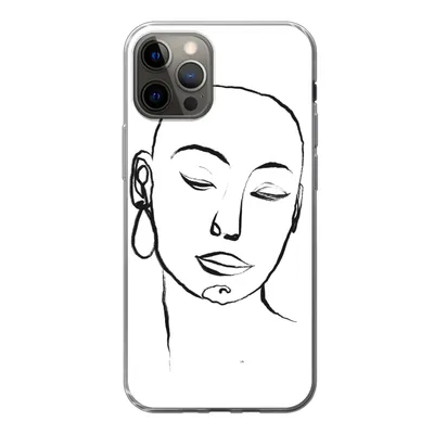 Produktbild von MuchoWow® Handyhülle Schutzhülle Hülle für iPhone 13 Pro Frau - Gesicht - Porträt Silikon Softcase Handy Hülle - Handy-Tasche