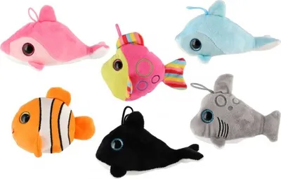 Produktbild von Set mit 15 cm großen Meerestierfiguren