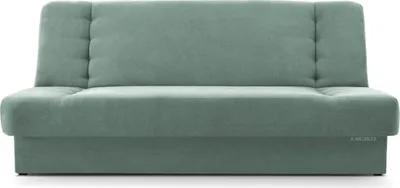 Produktbild von MOEBLO Schlafsofa CYPRUS – Sofa Kippsofa Klappsofa Click-Clack Couch für Wohnzimmer Federkern Sofagarnitur Polstersofa mit Bettkasten und Schlaffunktion (BxHxT): 192x85x92 cm (Mint- Soro 34)