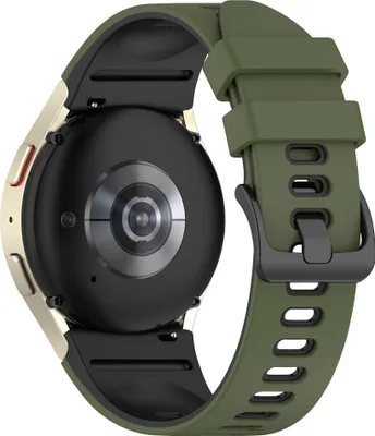 Obrázok produktu pre INF Dvojfarebný remienok na hodinky Samsung Galaxy Watch 4/5/6/6 Classic zelená